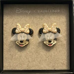 Disney x BAUBLEBAR Bride Minnie Earrings